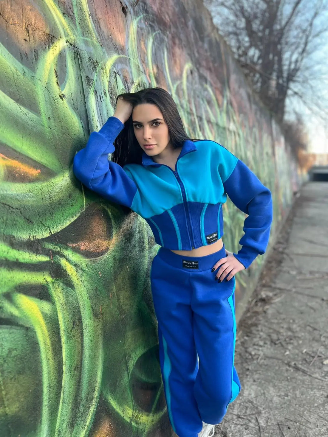 Money Face Blue Skay – Дамско долнище - Money Face Clothing